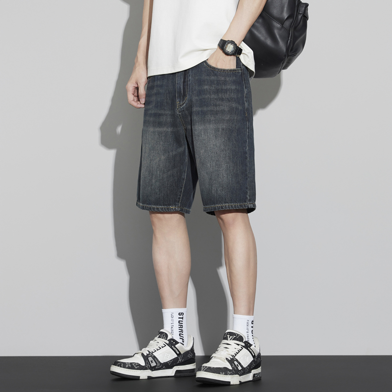 Men's Vintage Denim Shorts Sum - огляд і ціна Men Fashion Jeans