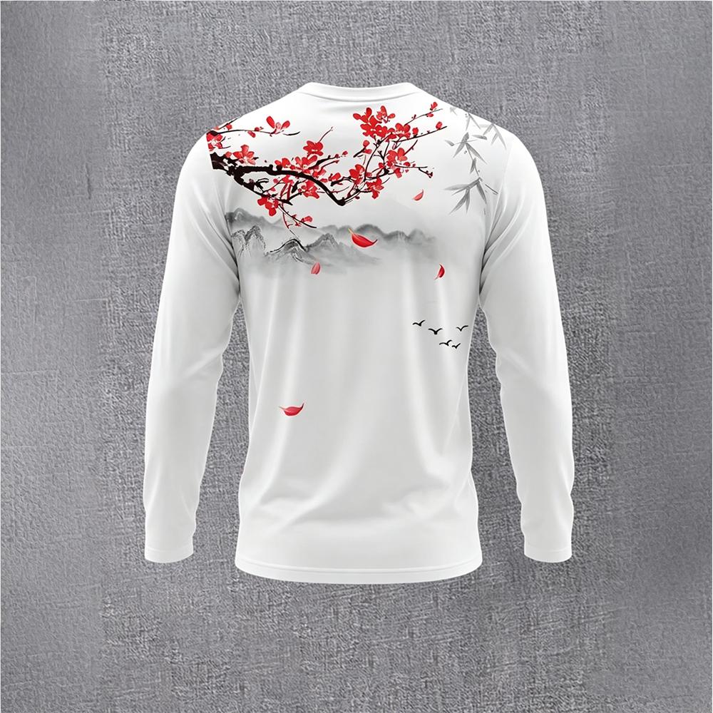 Chinese Style Ink Plum Blossom - огляд і ціна Mens Fashion Style