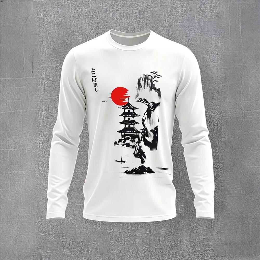 Chinese Style Ink Plum Blossom - огляд і ціна Mens Fashion Style