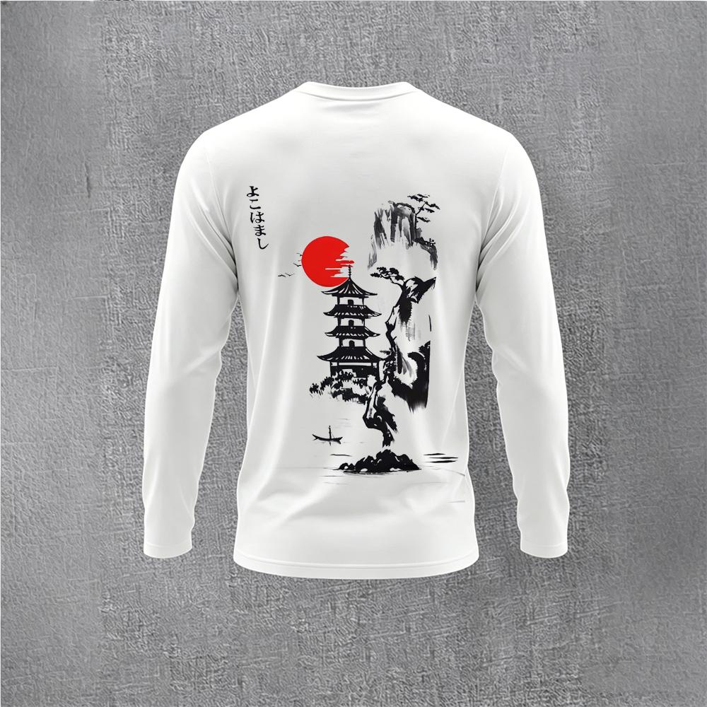 Chinese Style Ink Plum Blossom - огляд і ціна Mens Fashion Style