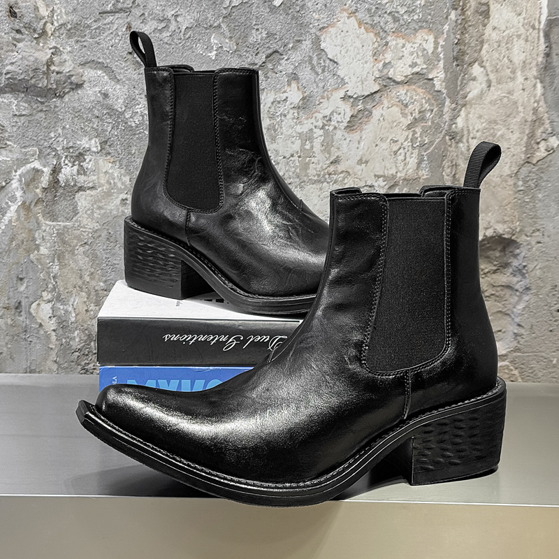 big size mens fashion hip hop  - огляд і ціна Chelsea Boots Men