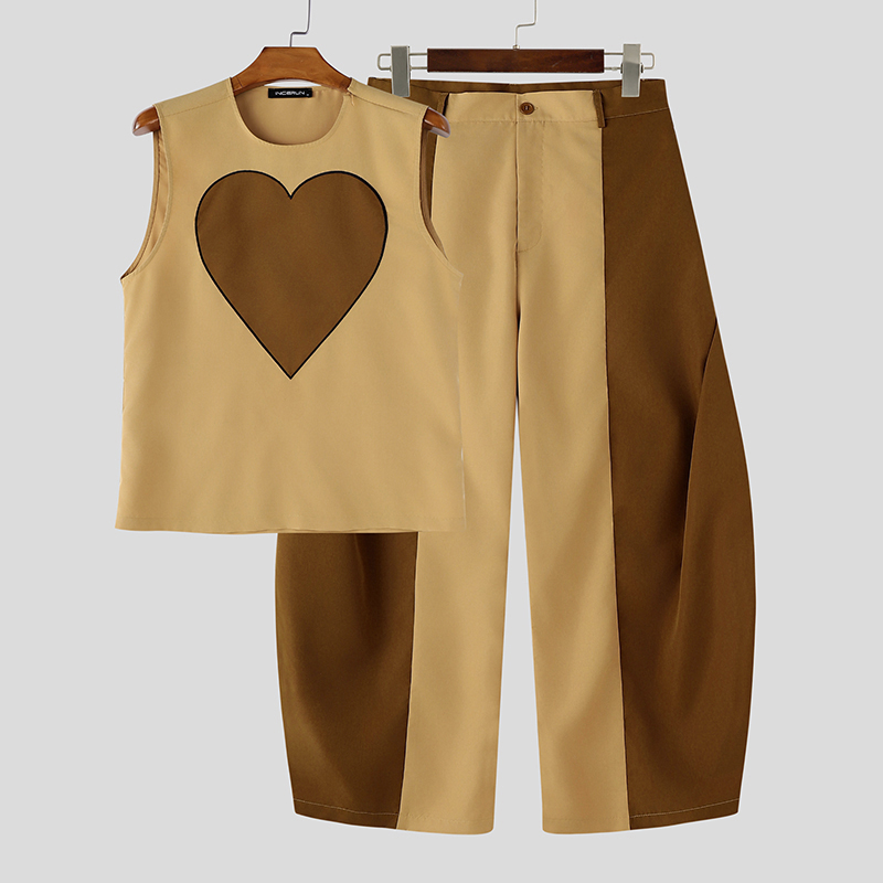 INCERUN Men's Sets Patchwork C - огляд і ціна Men'S Fashion Pants