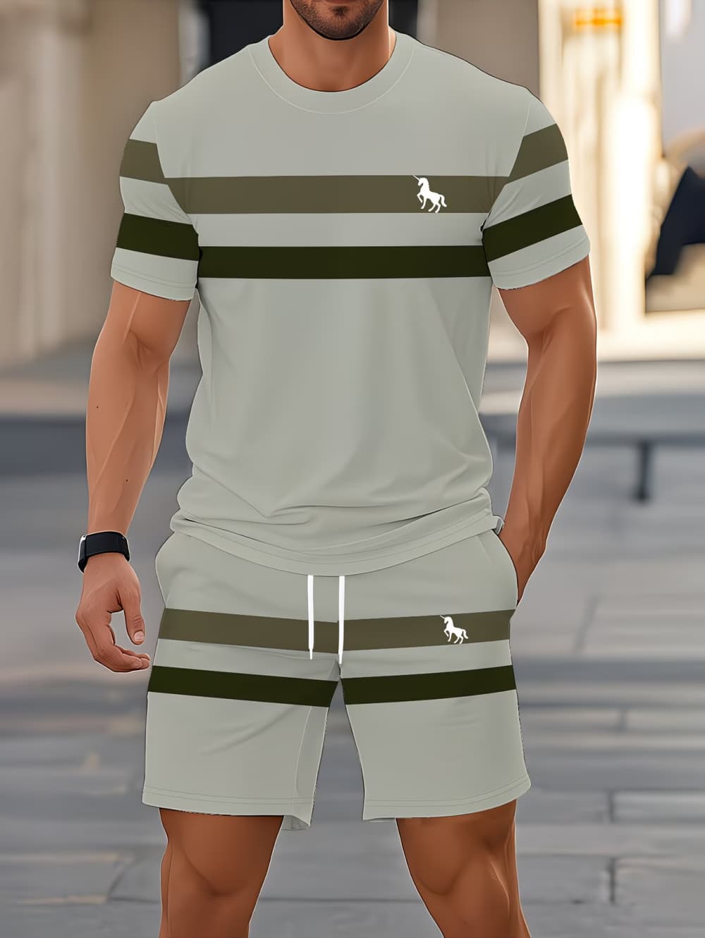 Men's Summer Sets Funny 3D Str - огляд і ціна Queer Men'S Fashion