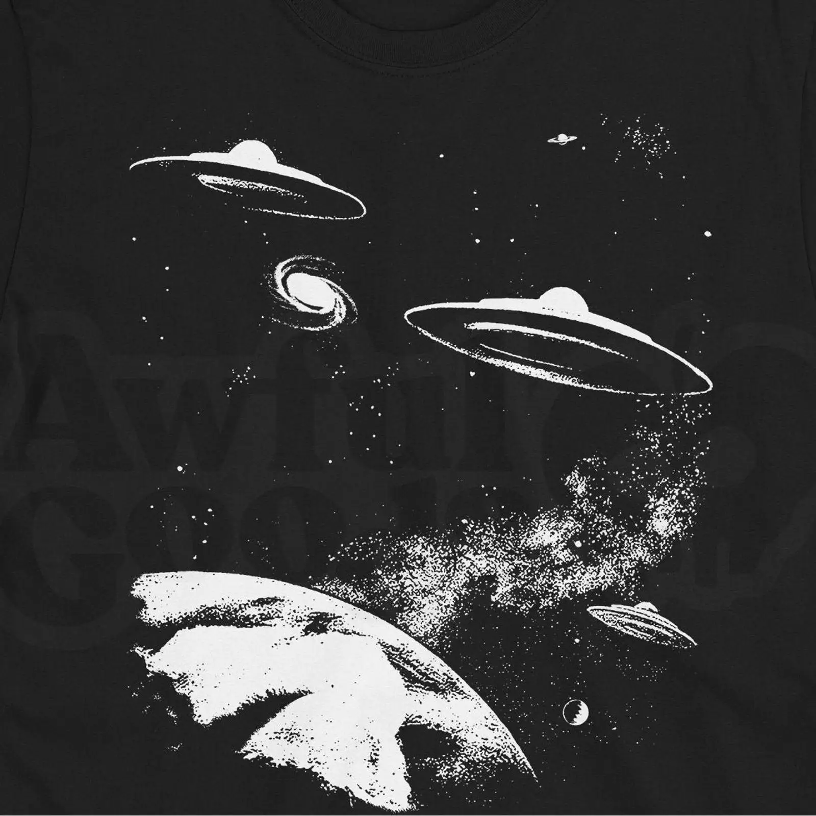 Retro UFO T Shirt 1950s Sci Fi - огляд і ціна 1950S Fashion Men'S