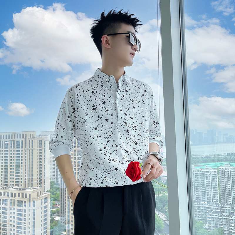 Men's Artistic Starry Flower P - огляд і ціна Men'S Fashion For Hot Weather