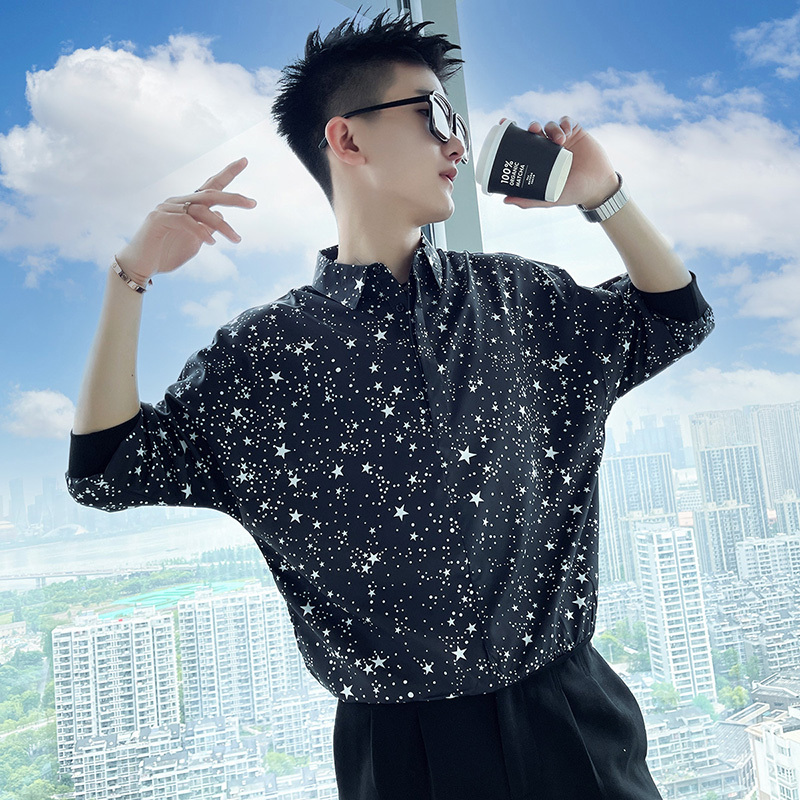 Men's Artistic Starry Flower P - огляд і ціна Men'S Fashion For Hot Weather