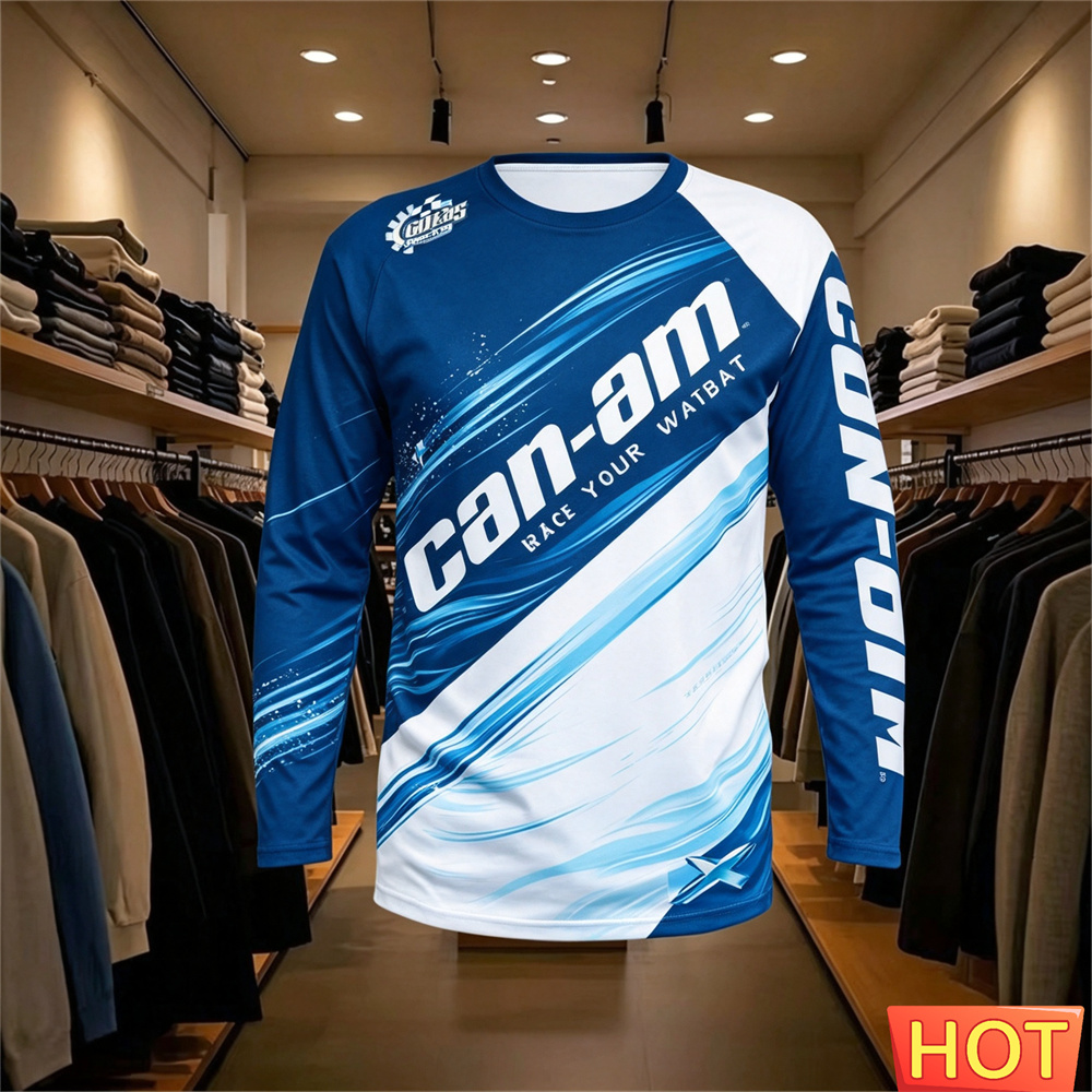 Motorcycle Racing Long Sleeve  - огляд і ціна Mens Fashion Style