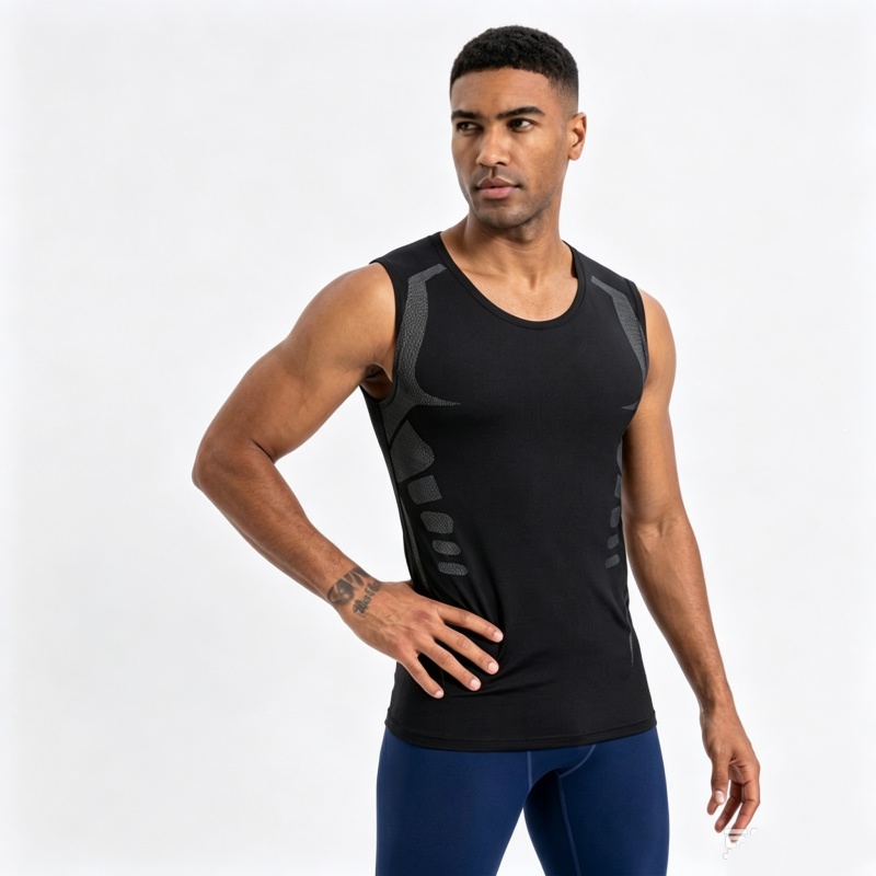 New Mans Compression Tank Top  - огляд і ціна Muscle Tee Workout