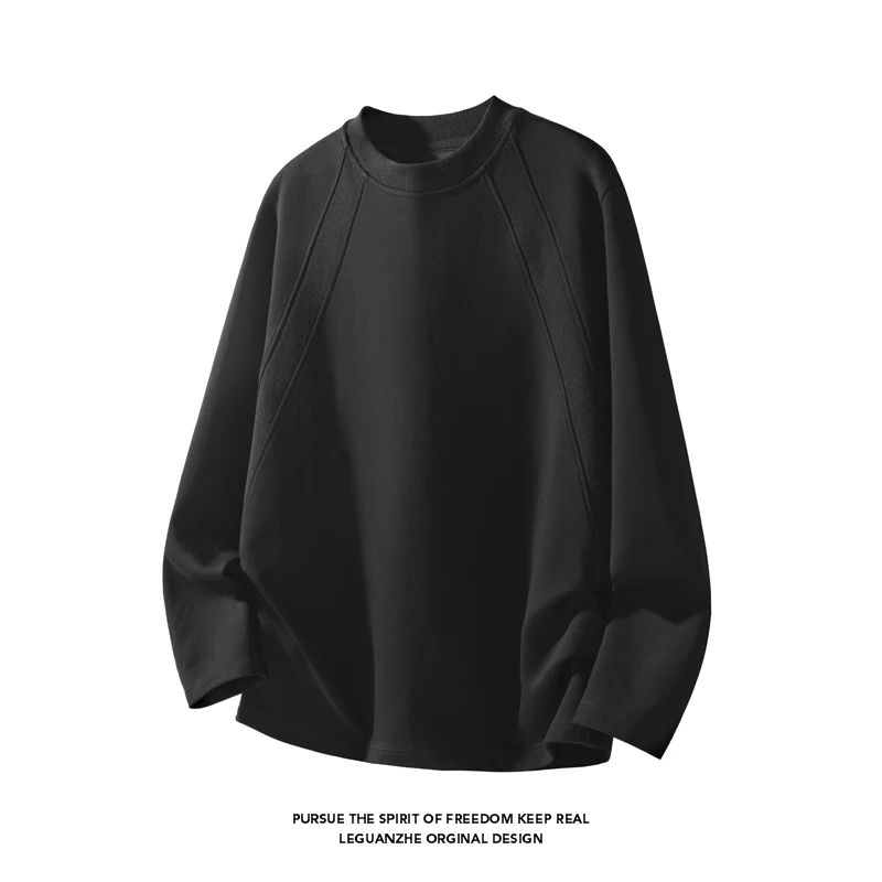 Men Fashion Raglan Seam Crew N - огляд і ціна Mens Fashion Style