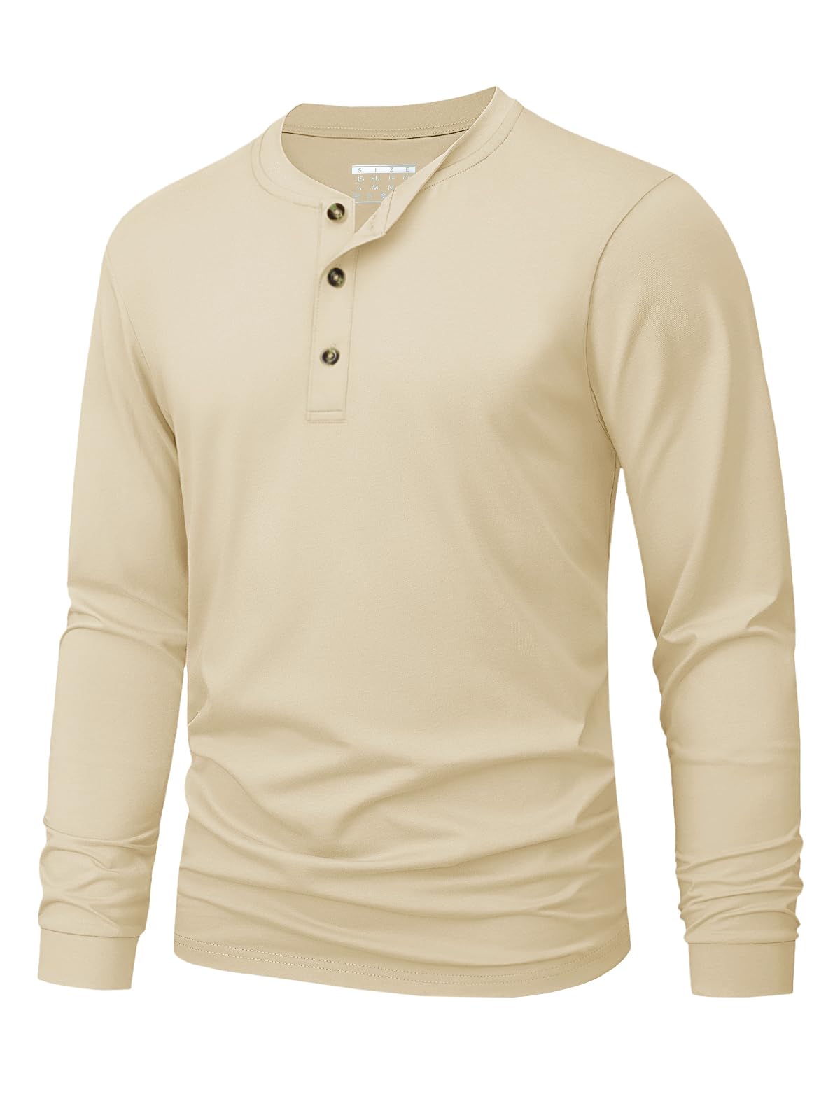 Men's Henley T-Shirt Simple So - огляд і ціна Mens Fashion Style