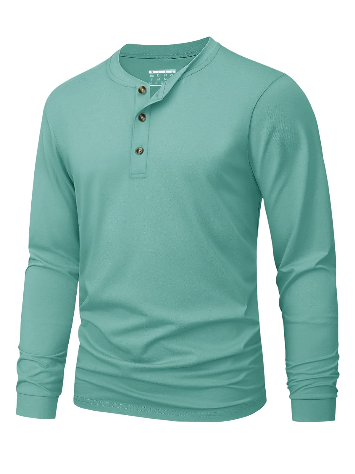 Men's Henley T-Shirt Simple So - огляд і ціна Mens Fashion Style