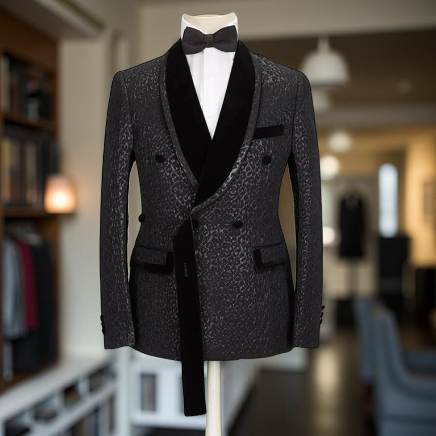 Floral Double Breasted Men Sui - огляд і ціна Slim Fit Blazer Men