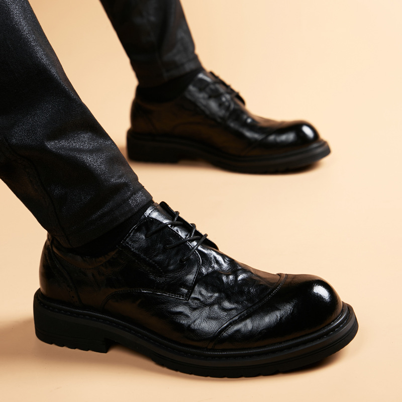 2026 Men's Lace-up Round Head  - огляд і ціна Mens Fashion Trends 2026