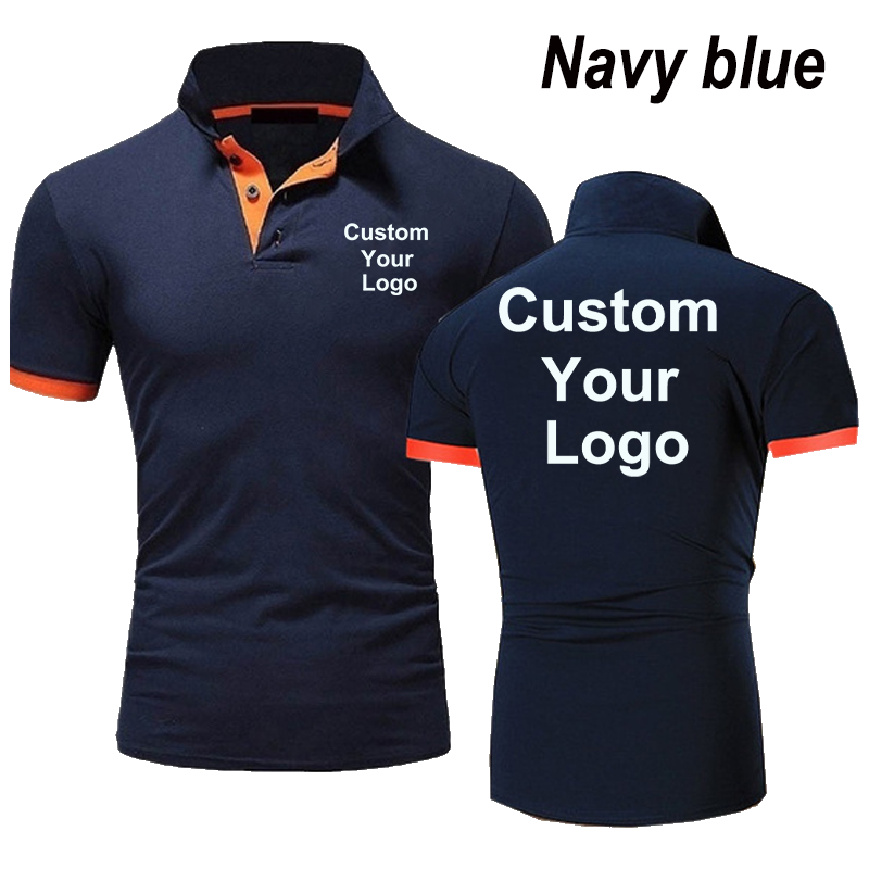 Summer Custom Your Logo  Mens  - огляд і ціна Polo Shirt Slim